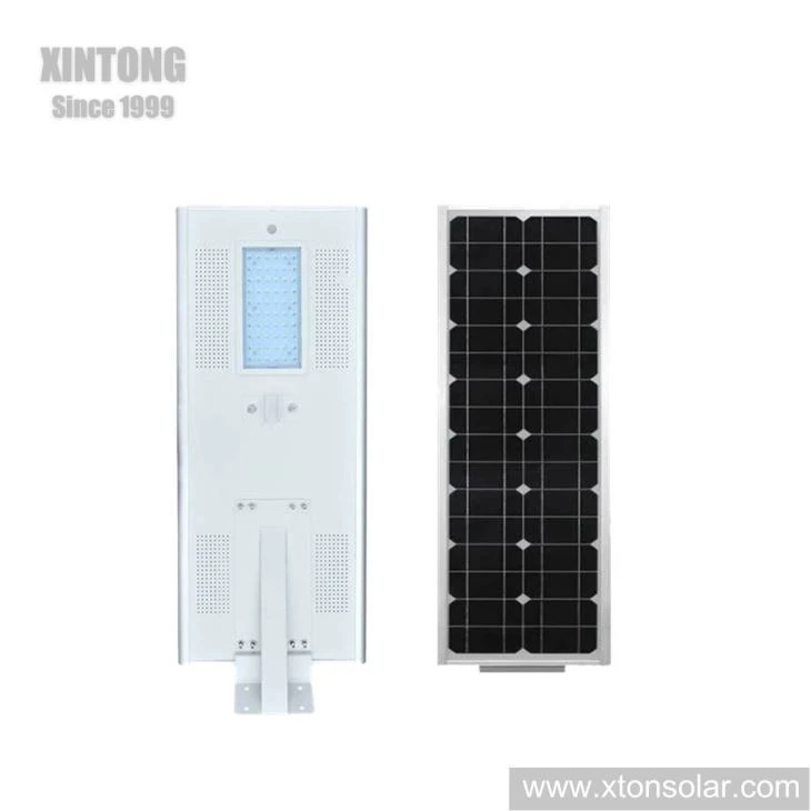 20W Mono Crystalline Solar Panel Motion Sensor All In One Solar LED Street Light